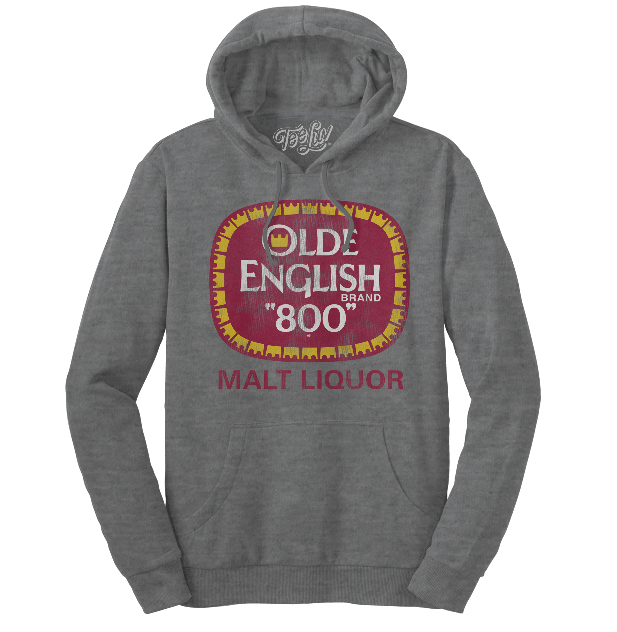 Olde English 800 Malt Liquor Hooded Sweatshirt - Oxford Gray