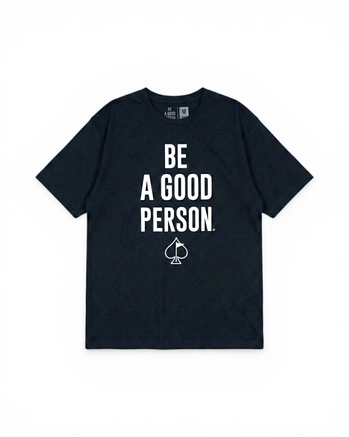 Be A Good Person X Pins and Aces Signature Tee - Black