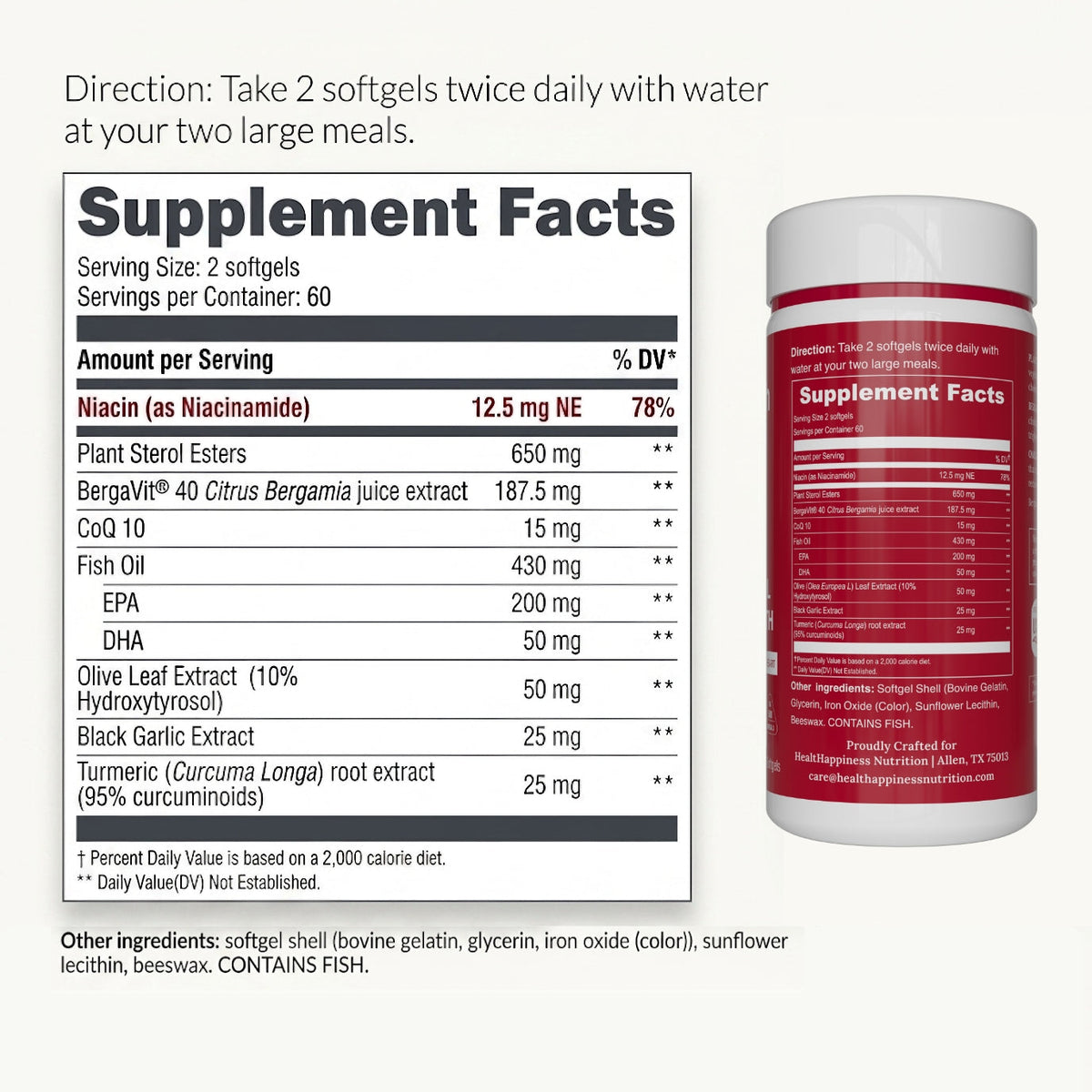 Cardiovascular Protocol - Citrus Bergamot Plant Sterols